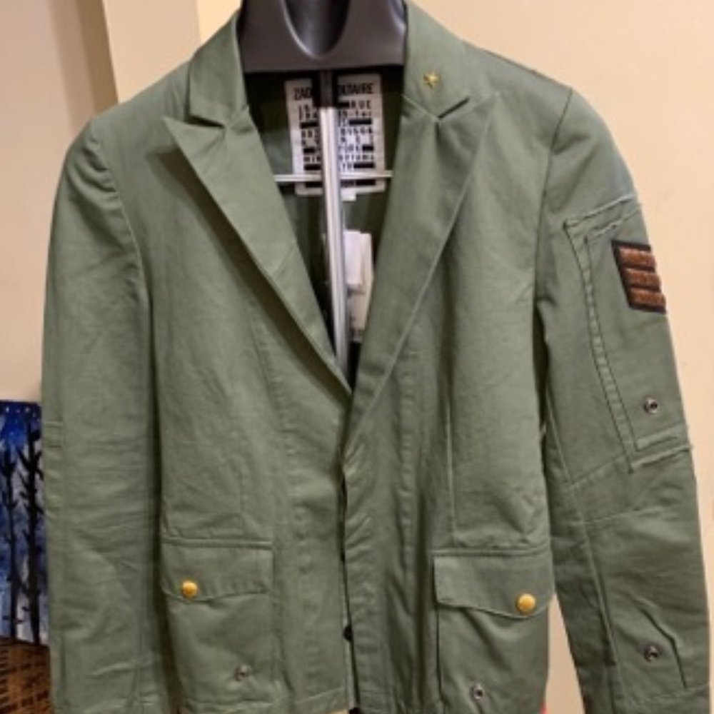 ZADIG & VOLTAIRE ​Virginia Grunge Military Jacket